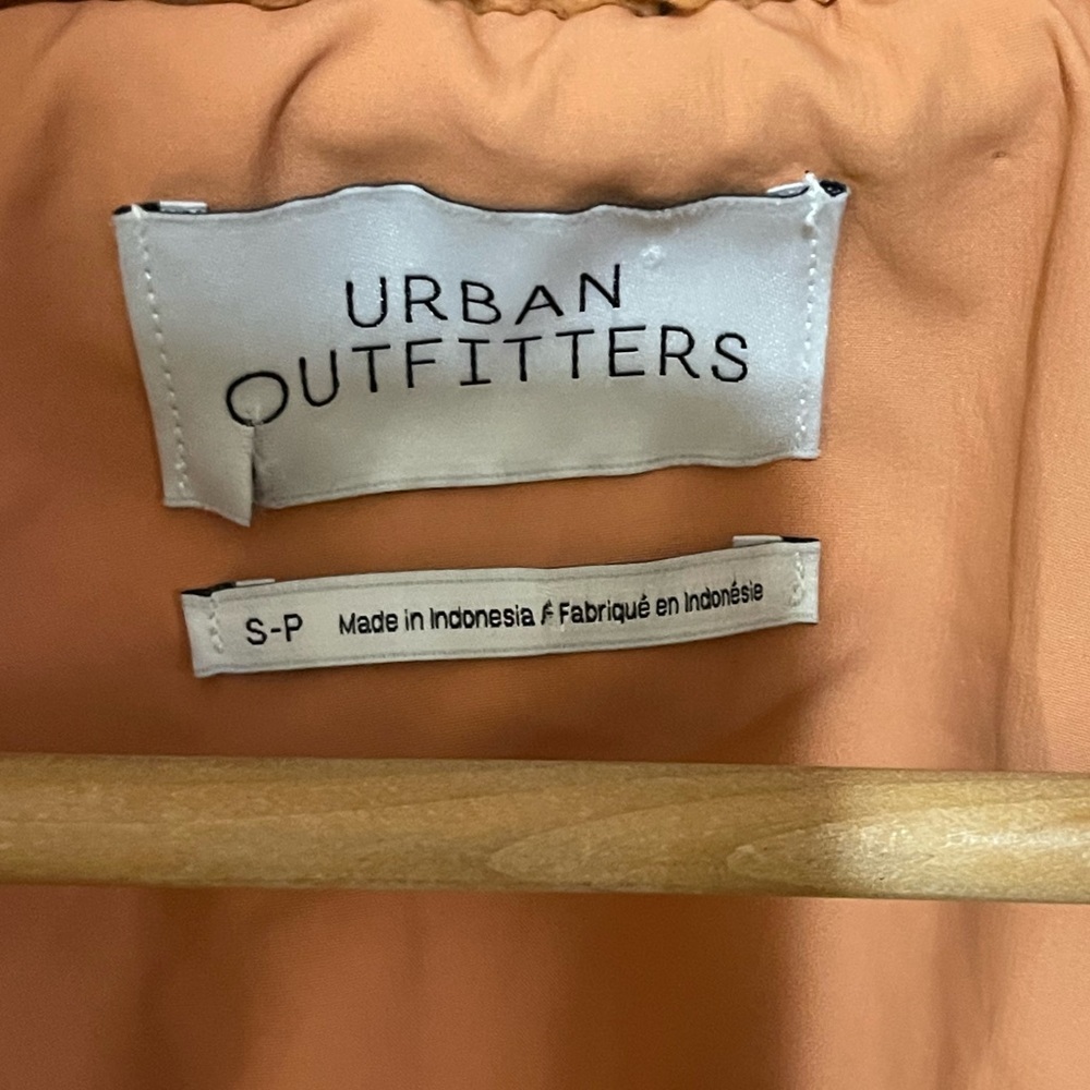 Women’s fuzzy willow teddy Sherpa full Zip orange jacket Small - Picture 3 of 3